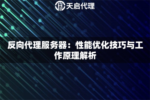 反向代理服務(wù)器：性能優(yōu)化技巧與工作原理解析