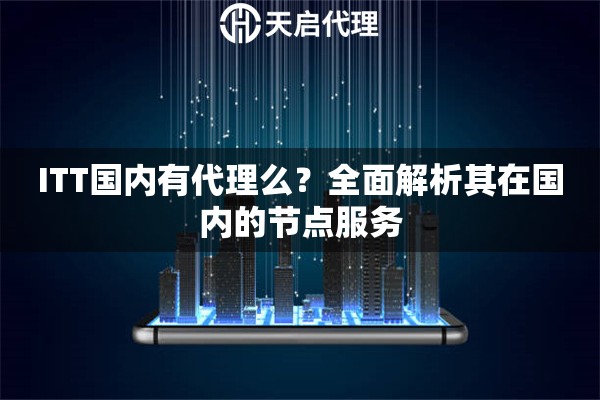 ITT國內(nèi)有代理么？全面解析其在國內(nèi)的節(jié)點服務