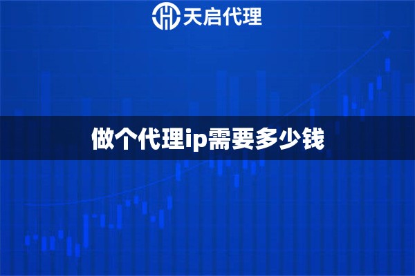 做個(gè)代理ip需要多少錢