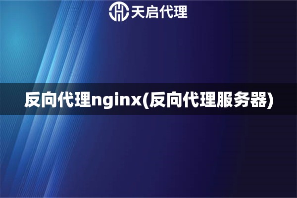反向代理nginx(反向代理服務器)