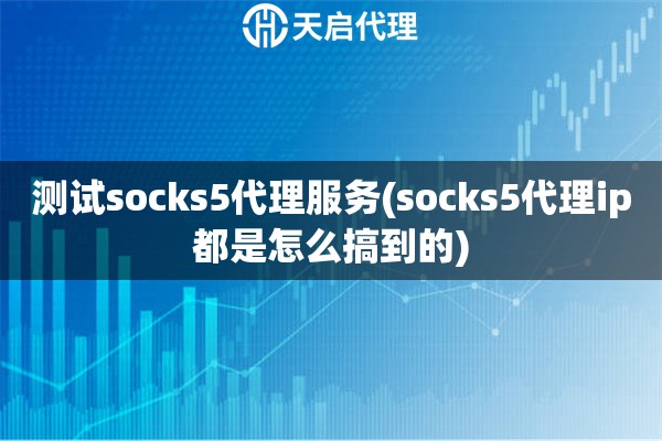 測試socks5代理服務(wù)(socks5代理ip都是怎么搞到的)