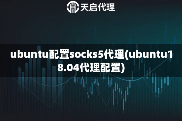 ubuntu配置socks5代理(ubuntu18.04代理配置)