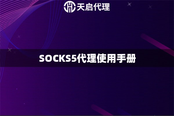 SOCKS5代理使用手冊