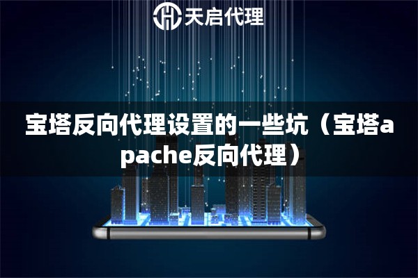 寶塔反向代理設(shè)置的一些坑（寶塔apache反向代理）