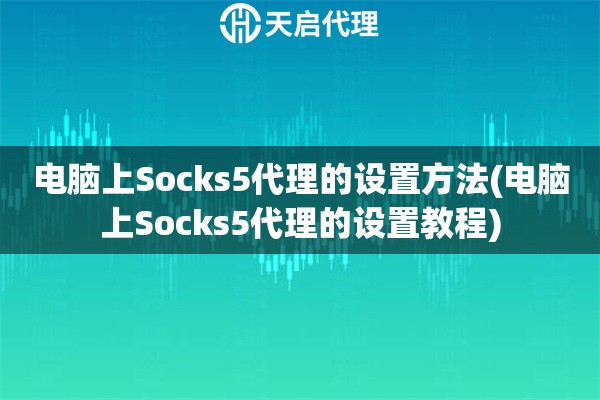 電腦上Socks5代理的設(shè)置方法(電腦上Socks5代理的設(shè)置教程)